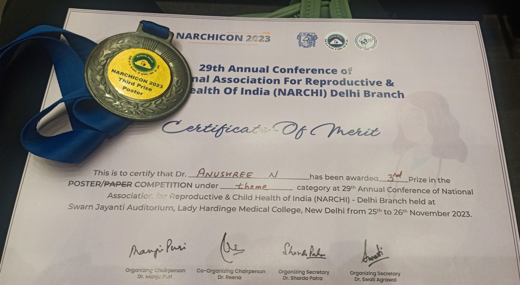 NARCHICON 2023 Medal and Certificate